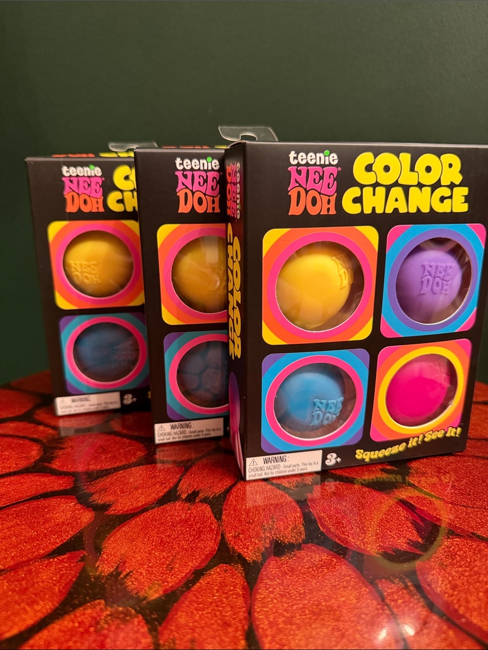 3-Pack Needoh Color Change Teenies